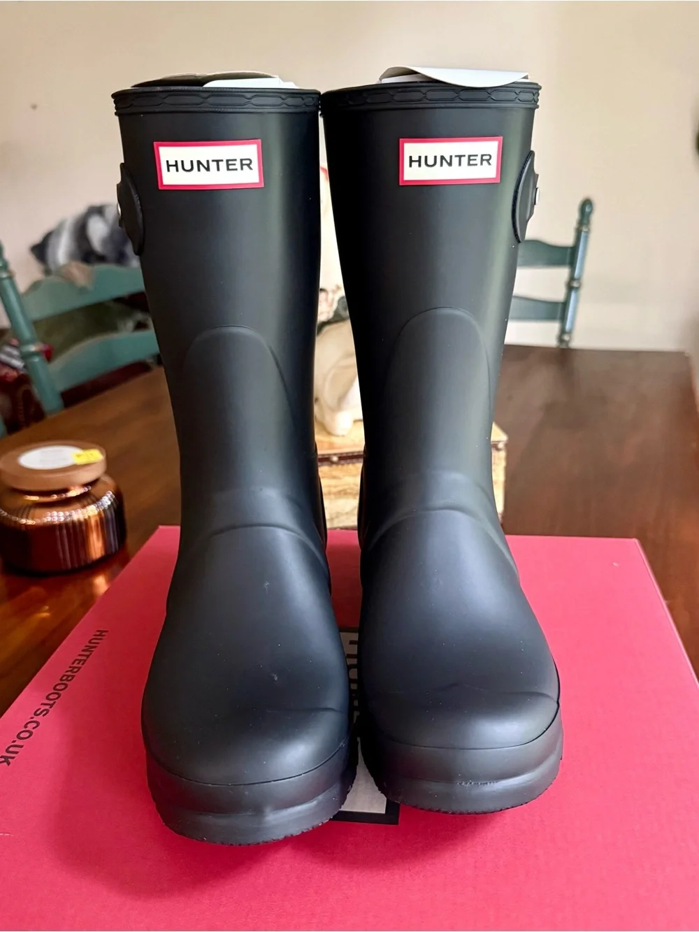 Hunter Women’s Original Short Rain Boots - Sz 8